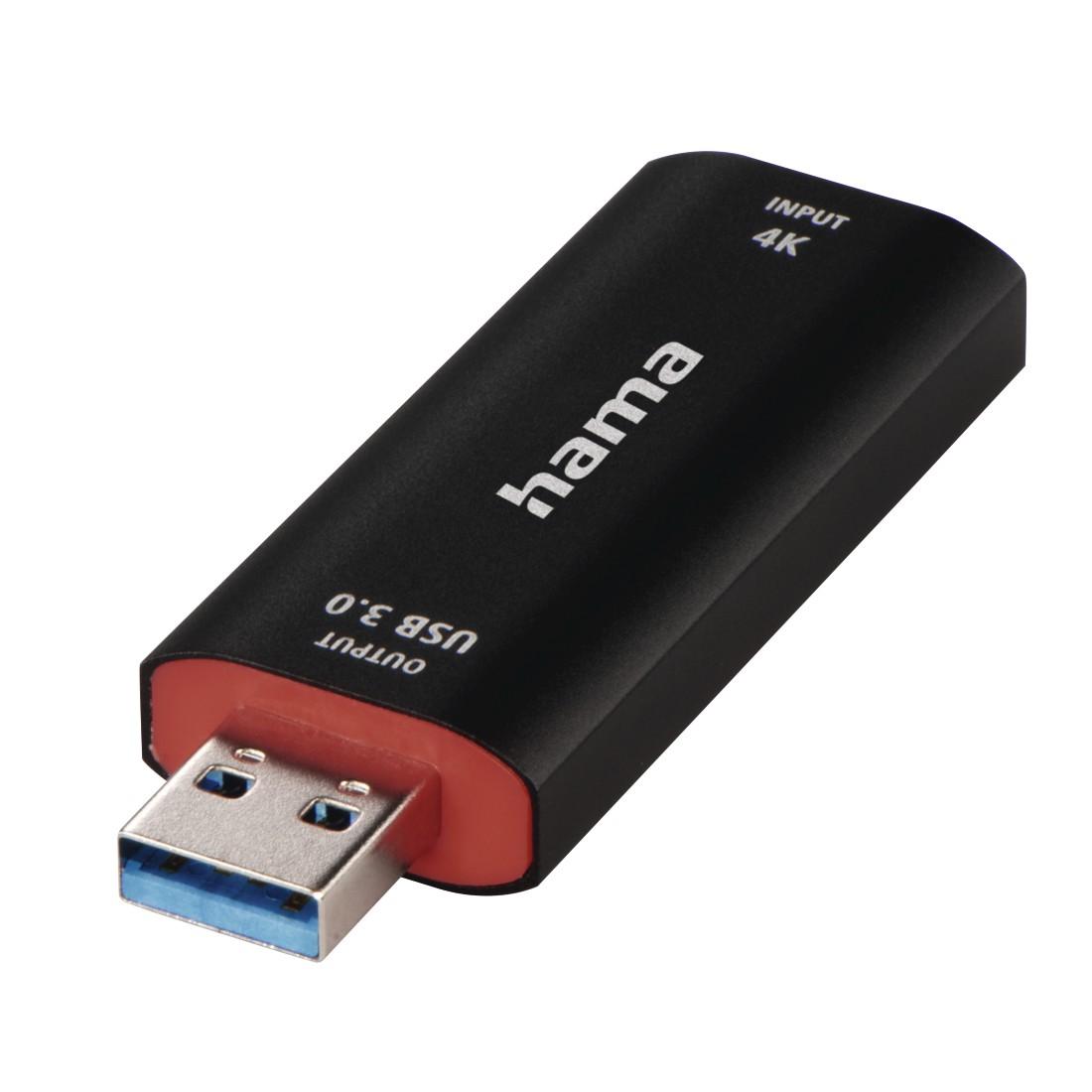 Video Recording стик HAMA 74257, HDMI женско - USB мъжко, 4К,  Черен-3