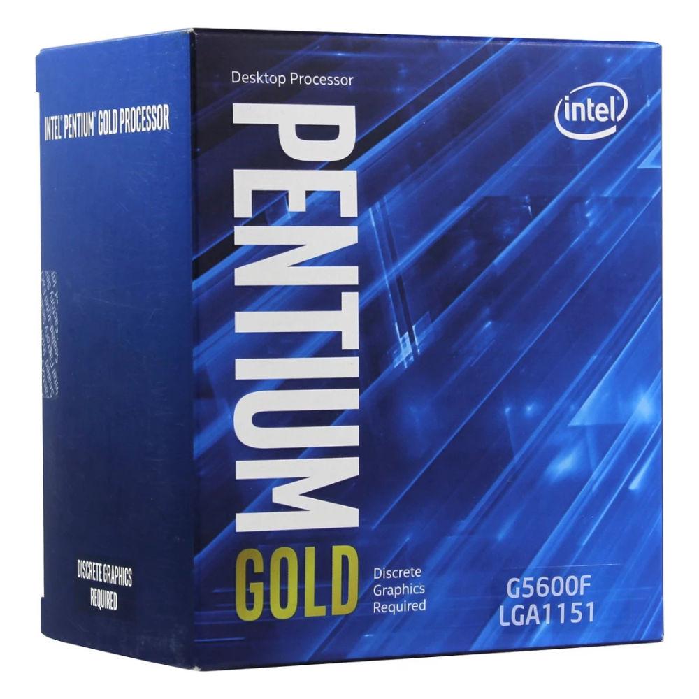 Процесор Intel Pentium Gold G5600F, 3.9GHz, 4MB, 54W, LGA1151, BOX