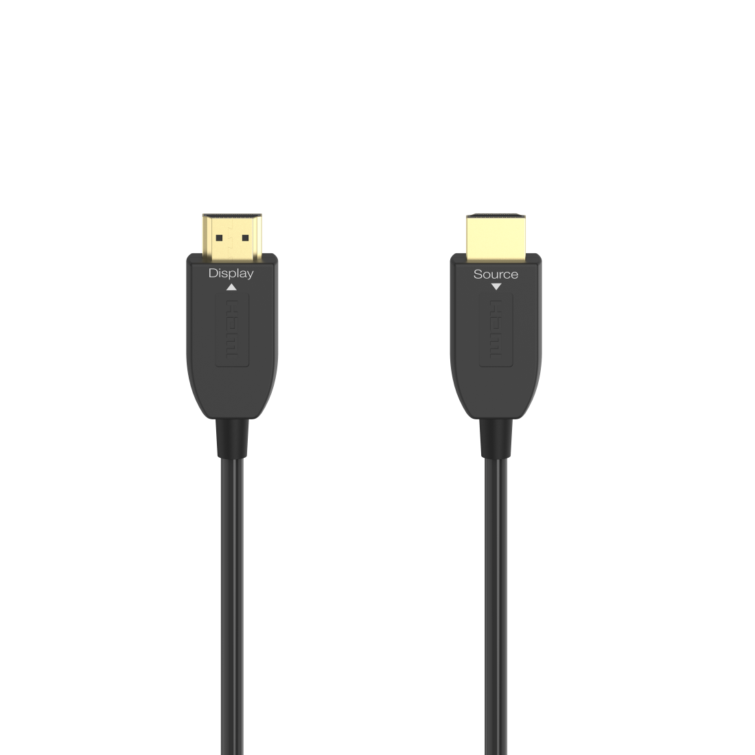 Оптичен активен кабел HAMA Optical, HDMI мъжко - HDMI мъжко, Ethernet, 8K, 3м, Позл.конектори, Черен-2