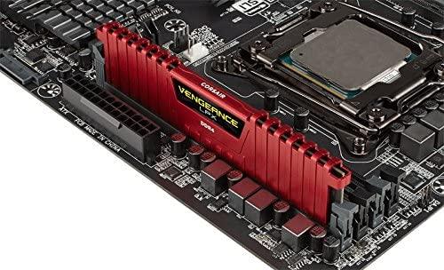 Памет CORSAIR VENGEANCE LPX, 8GB (1 x 8GB), DDR4, 2400MHz, C16, Red-3
