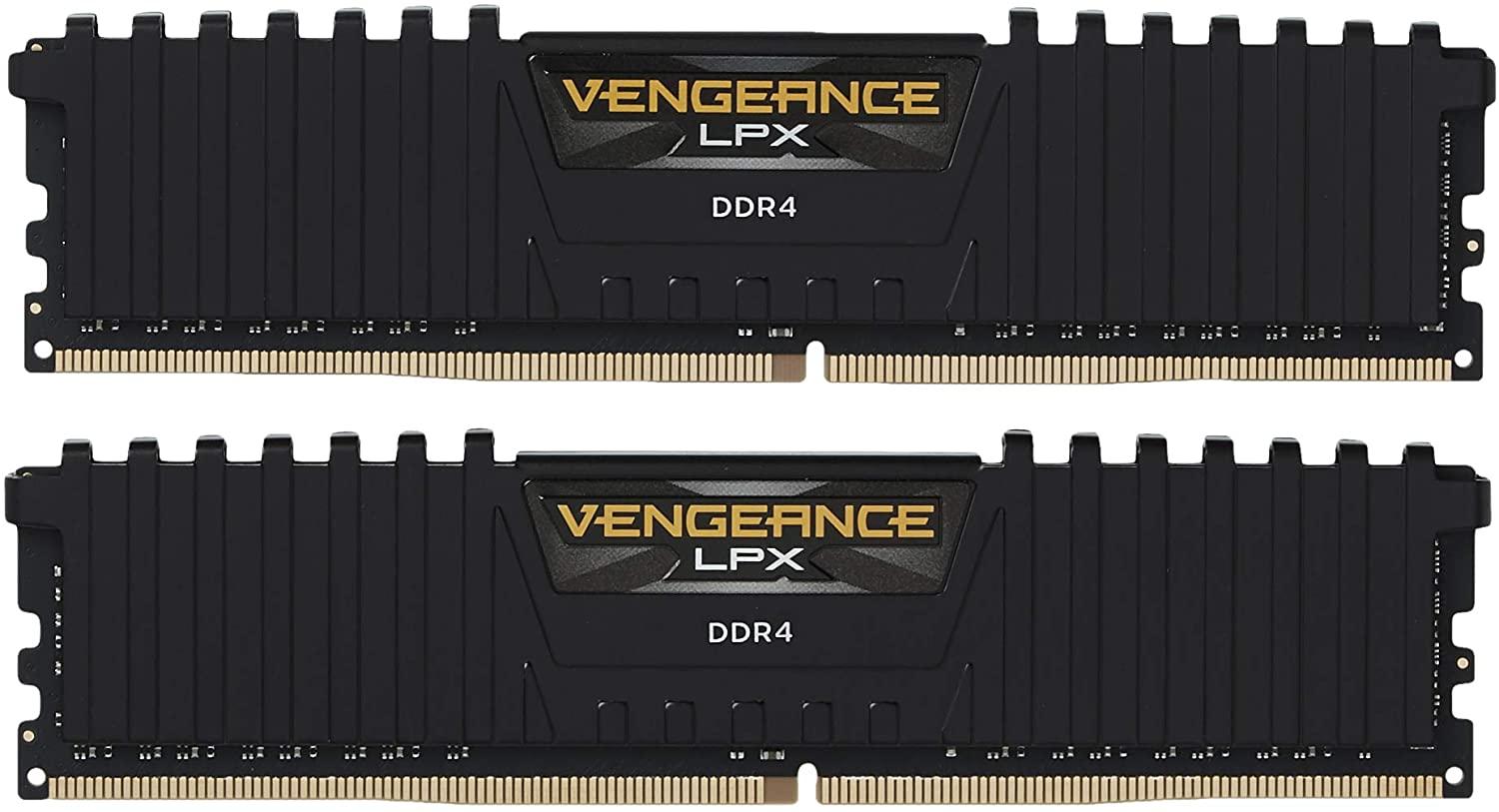 Памет CORSAIR VENGEANCE LPX, 16GB (2 x 8GB), DDR4, 3200MHz, C16 AMD Ryzen, Black-3