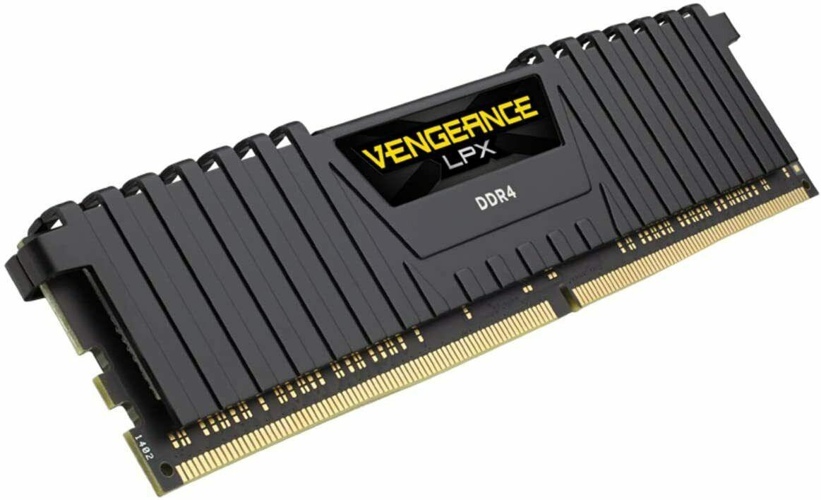 Памет CORSAIR VENGEANCE LPX, 8GB (1 x 8GB), DDR4, 3200MHz, C16 AMD Ryzen, Black, Bulk