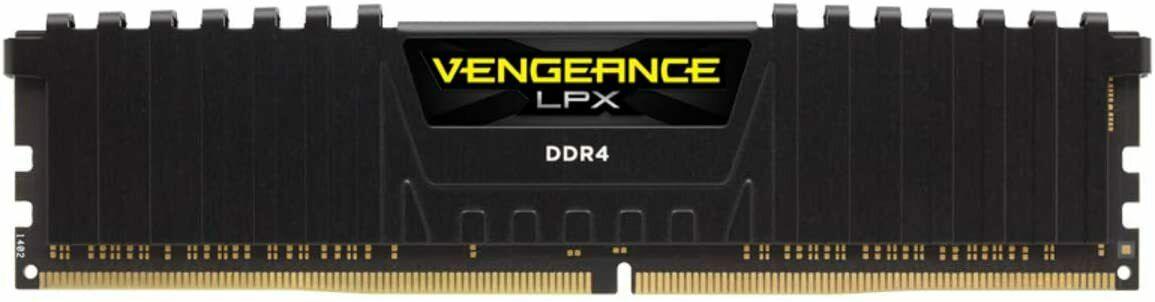 Памет CORSAIR VENGEANCE LPX, 8GB (1 x 8GB), DDR4, 3200MHz, C16 AMD Ryzen, Black, Bulk-2
