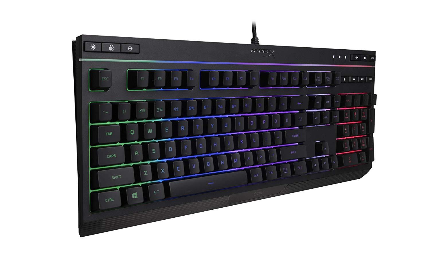 Геймърскa клавиатура HyperX Alloy Core, RGB подсветка, Черен-2