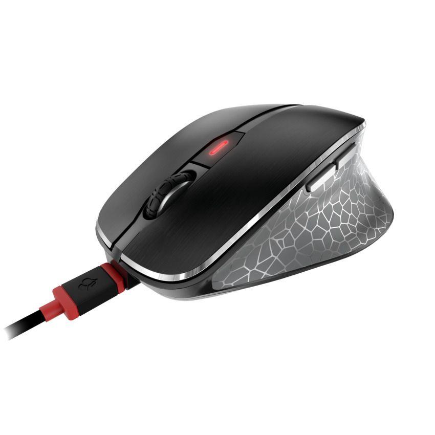 Безжична мишка CHERRY MW 8C ERGO, USB, Bluetooth/2.4Ghz, Черна-4