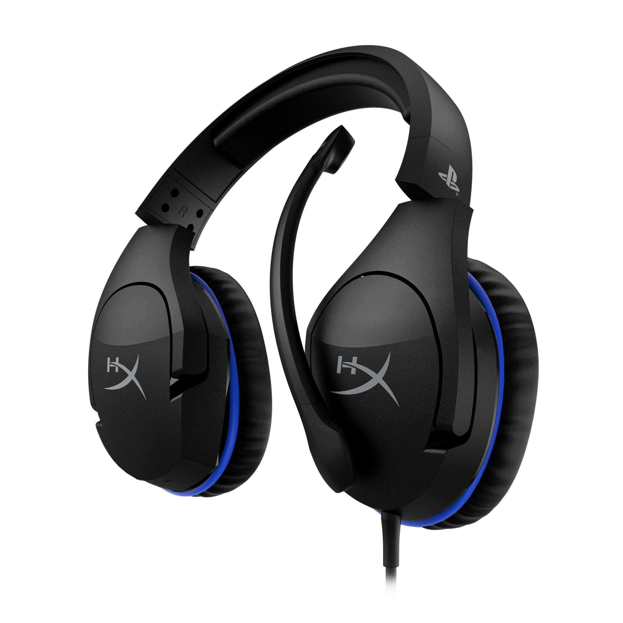 Геймърски слушалки HyperX Cloud Stinger for Playstation, Микрофон, Черен/Син-4