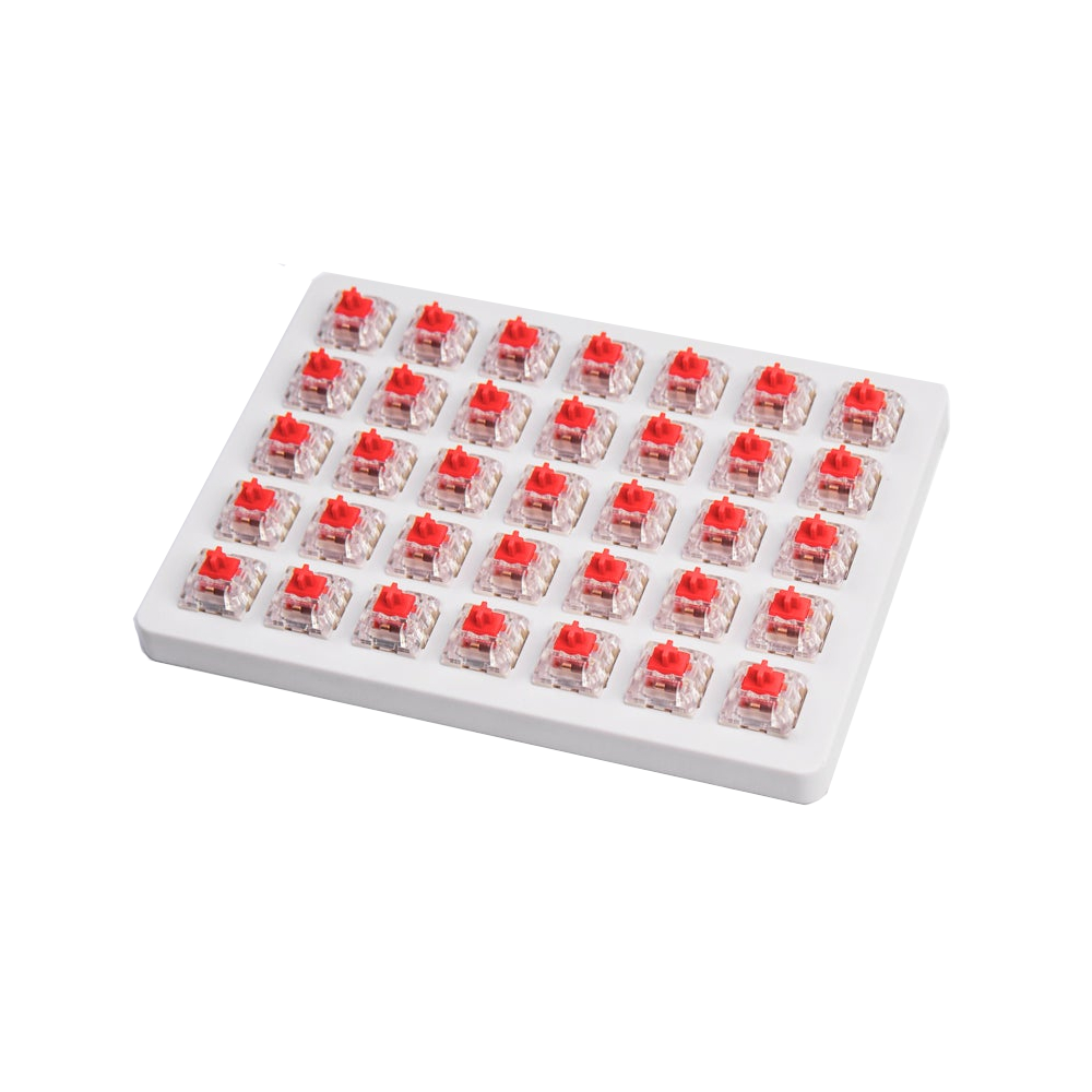 Суичове за механична клавиатура Keychron Kailh Red, Switch Set 35 броя