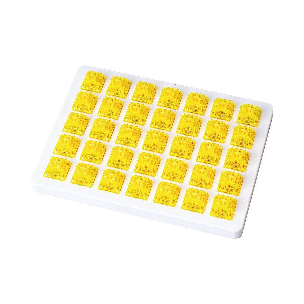 Суичове за механична клавиатура Keychron Gateron Ink V2 Yellow Switch, Комплект 35 броя