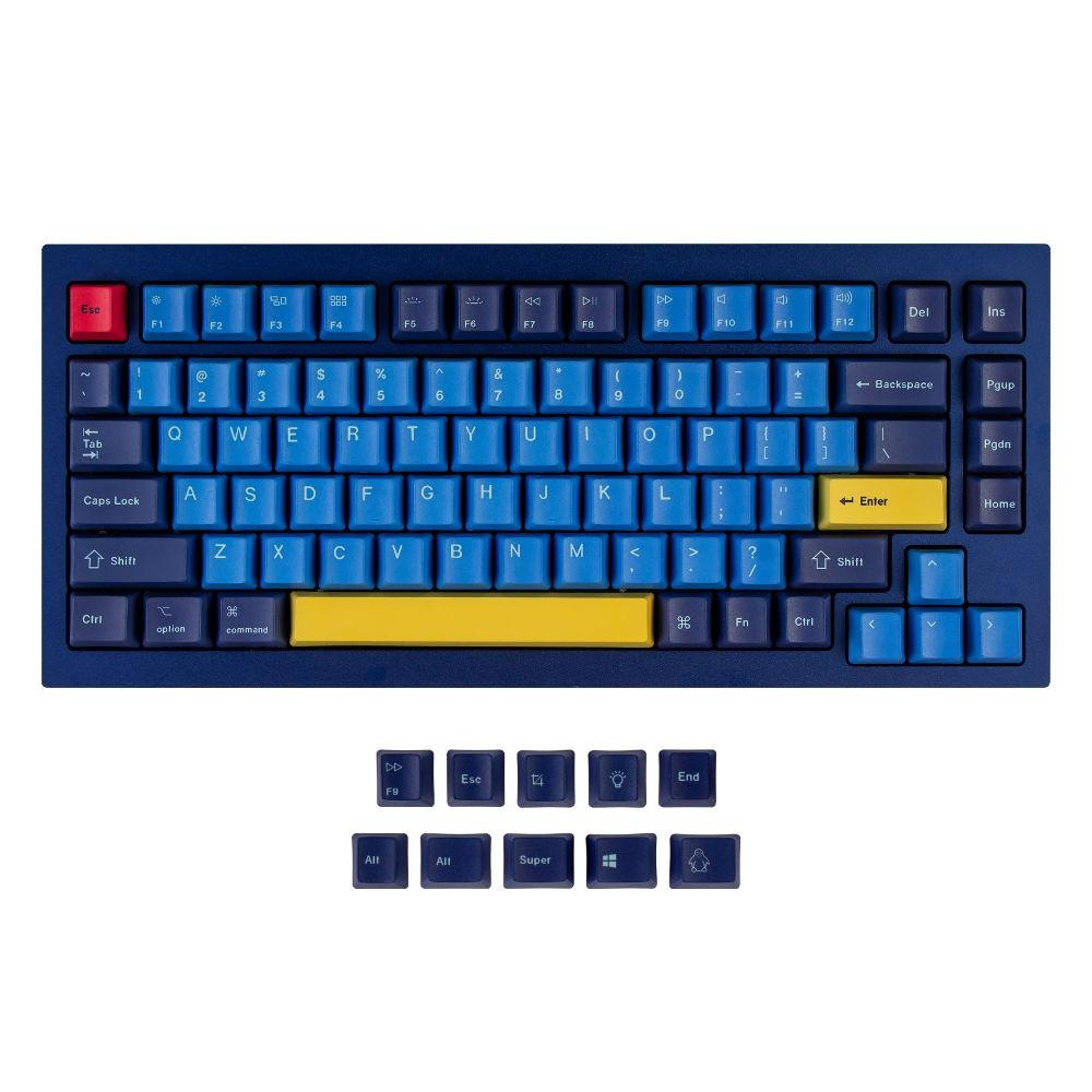 Капачки за механична клавиатура Keychron Beach 92-Keycap Set PBT Dye-Sub US Layout