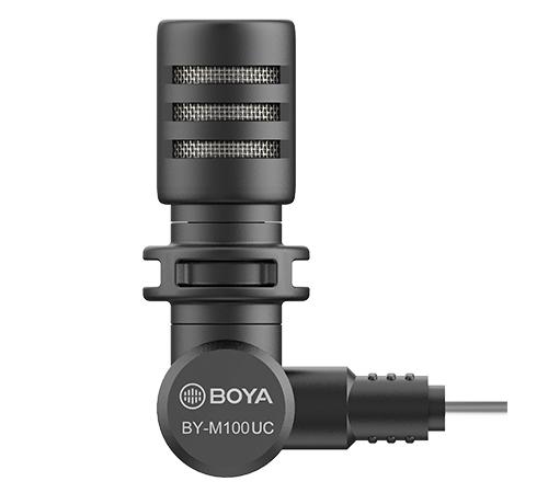 Микрофон BOYA BY-M100UC компактен, USB-C, Android-2