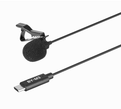 Микрофон брошка BOYA BY-M3, USB-C-2
