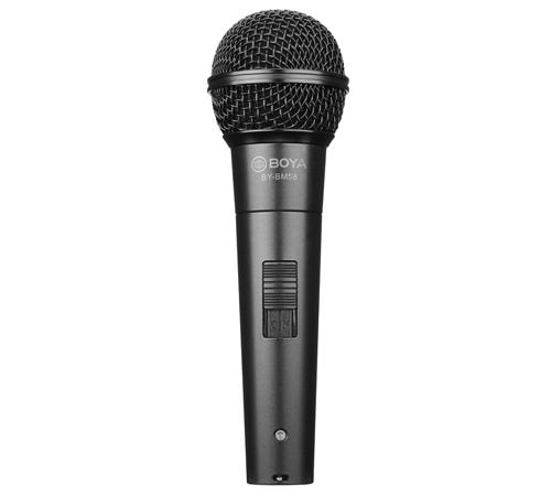 Ръчен микрофон BOYA BY-BM58 - динамичен, вокален, XLR-1