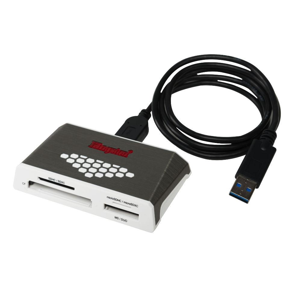 Четец за карти Kingston FCR-HS4 USB 3.0, CompactFlash, SD, microSD, Memory Stick-3