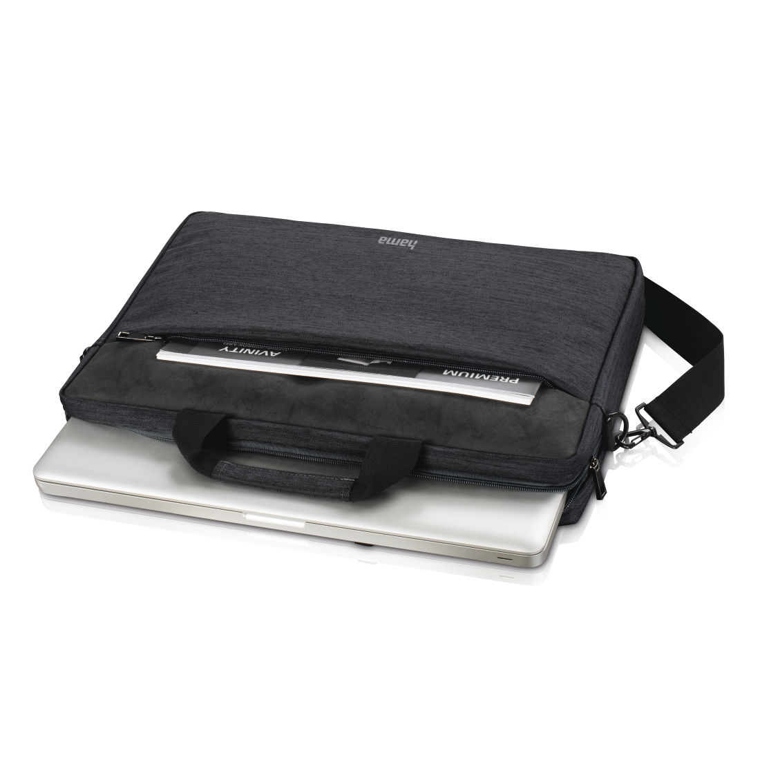 Чанта за лаптоп HAMA Tayrona, До 36 cm (14.1&quot;), Тъмно сива-4