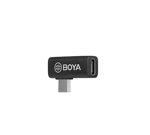 Адаптер BOYA USB-C женско към мъжко, Ъглов, Черен-3