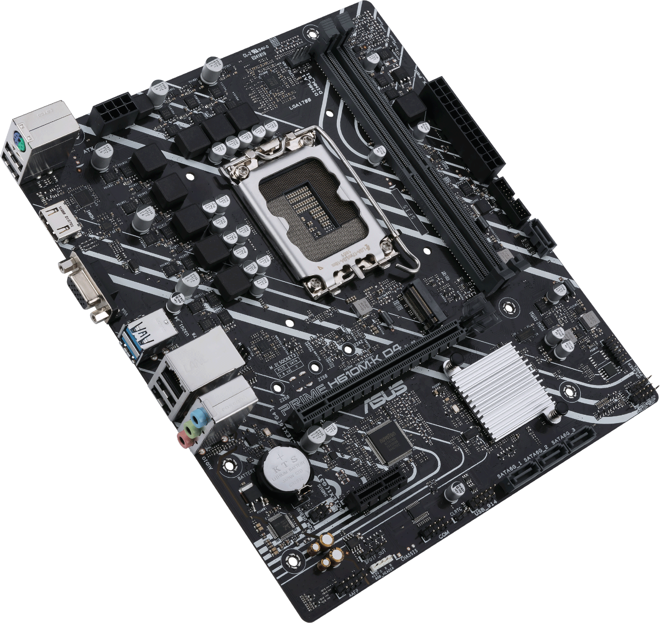 Дънна платка ASUS PRIME H610M-K D4, LGA 1700 mATX-4