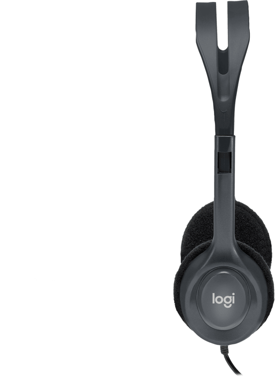 Слушалки с микрофон Logitech H111, 3.5mm-3