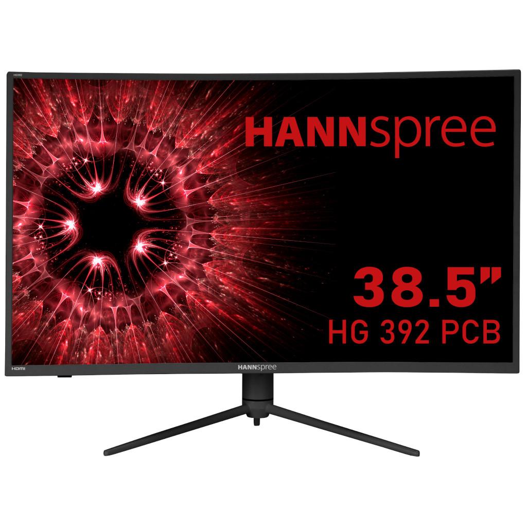 Геймърски монитор HANNSPREE HG392PCB, WQHD, Wide, Извит, 38.5 inch, 165 Hz, HDMI, DP, Черен