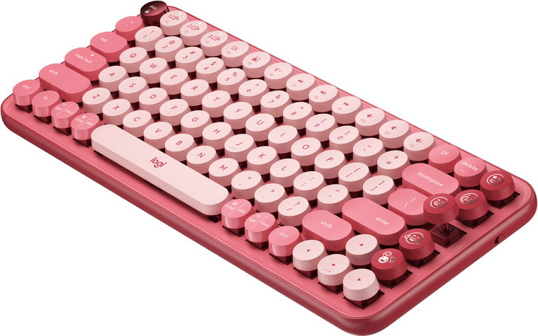 Геймърска Механична Клавиатура Logitech POP Keys Heartbreaker, TKL, Bluetooth 5.1-2