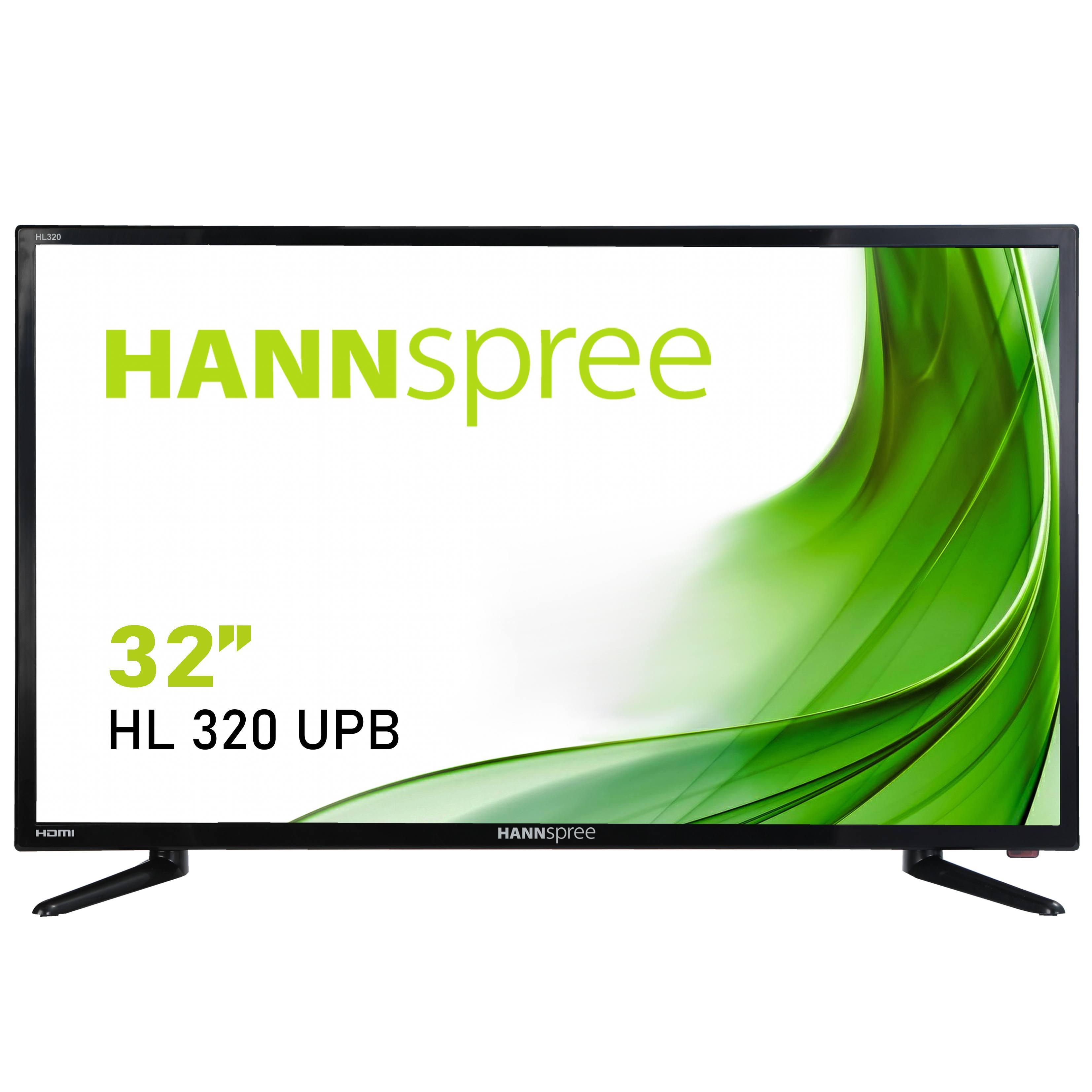 Монитор HANNSPREE HL 320 UPB, TFT, 31.5 inch, Wide, Full HD, D-Sub, HDMI, USB, Черен-1