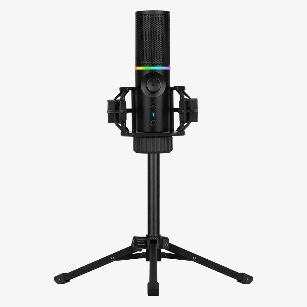 Настолен микрофон Streamplify MIC RGB, USB-A, стойка трипод