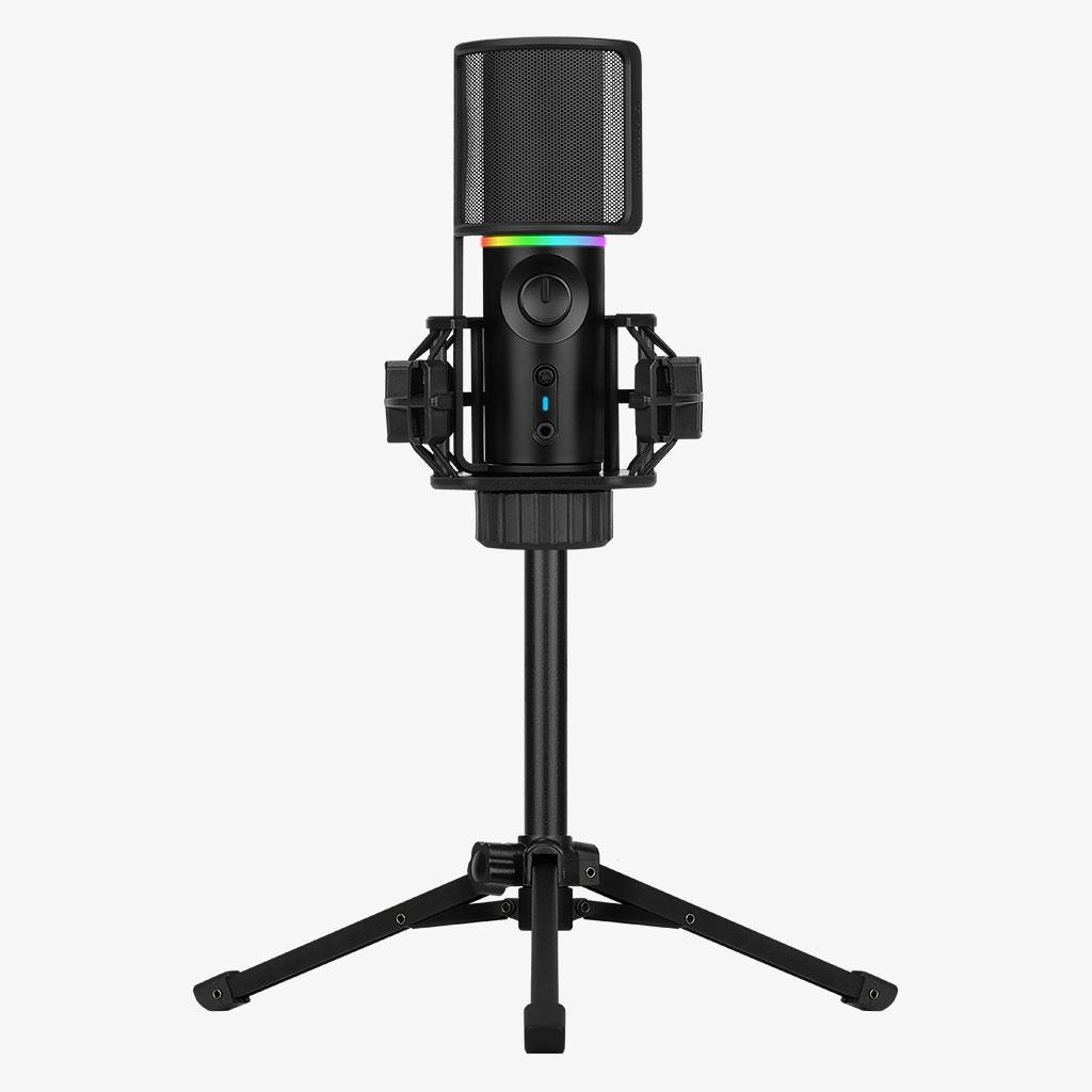Настолен микрофон Streamplify MIC RGB, USB-A, стойка трипод-4