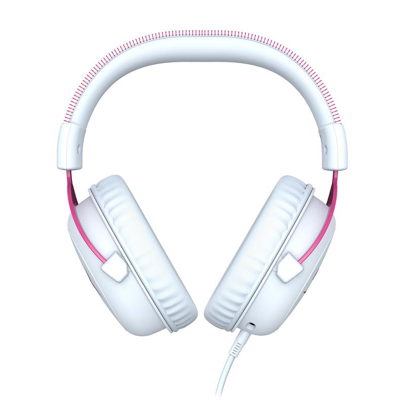 Геймърски слушалки HyperX Cloud II Pink, Микрофон, Розово/Бяло-3