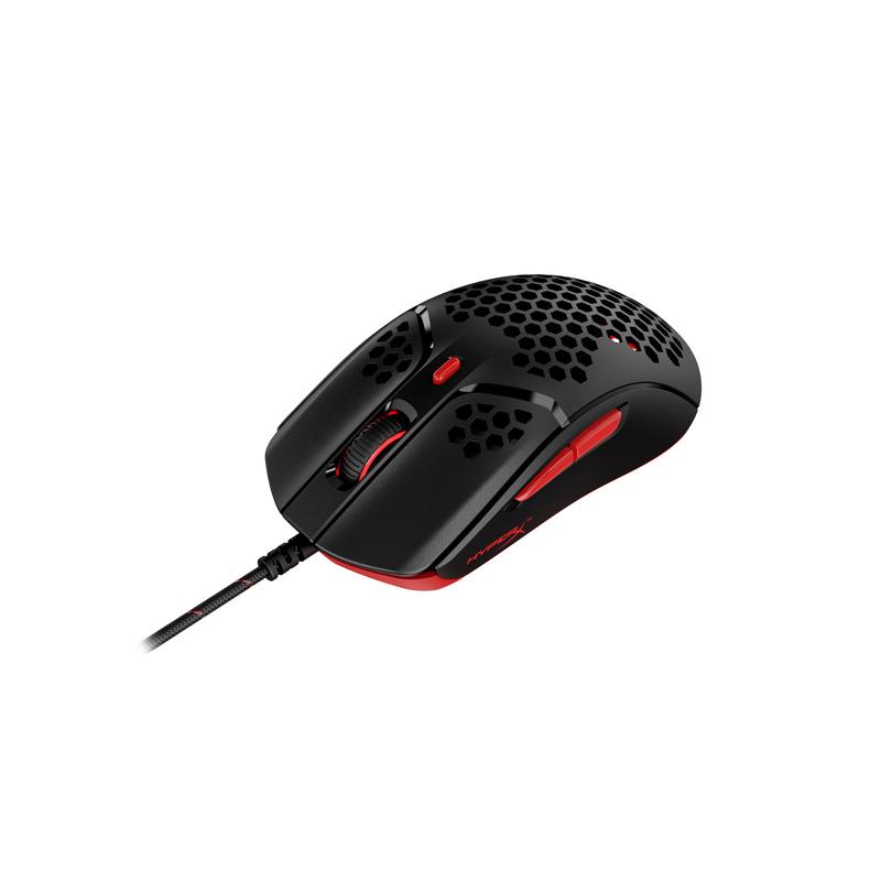 Геймърска мишка HyperX Pulsefire Haste, RGB, USB 2.0, Черен/Червен-2