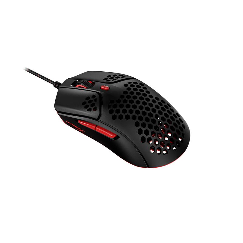 Геймърска мишка HyperX Pulsefire Haste, RGB, USB 2.0, Черен/Червен-3