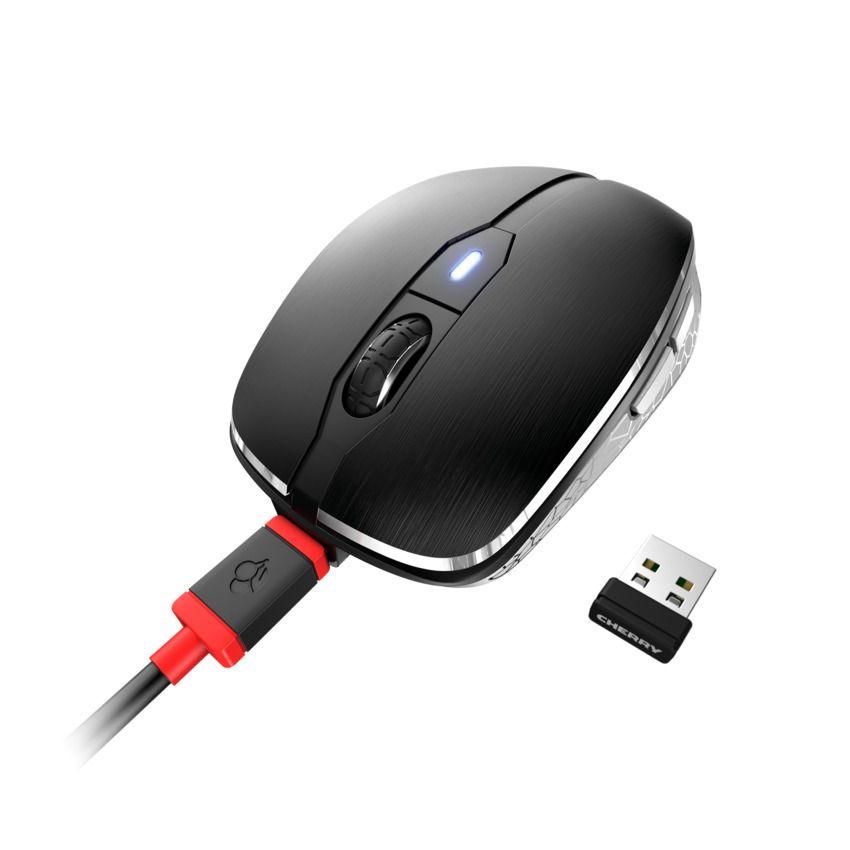 Безжична мишка CHERRY MW 8C ADVANCED, USB, Bluetooth/2.4Ghz, Черна-3