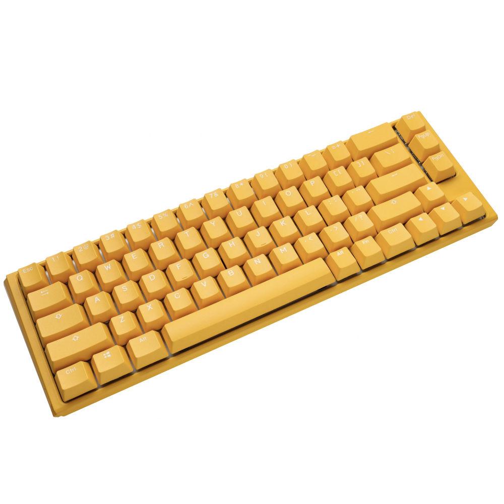 Геймърскa механична клавиатура Ducky One 3 Yellow SF 65, Cherry MX Black суичове