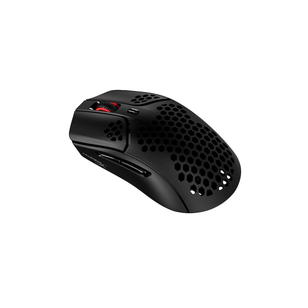 Геймърска мишка HyperX Pulsefire Haste, Wireless, RGB, USB, Черен Червен-3