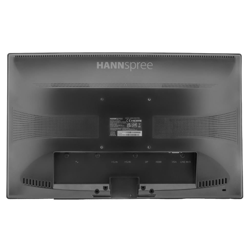 Тъч монитор HANNSPREE HT221PPB, TFT, 21.5 inch, Wide, Full HD, D-Sub, USB-C, HDMI, DP, 10 Point Touch, Черен-4