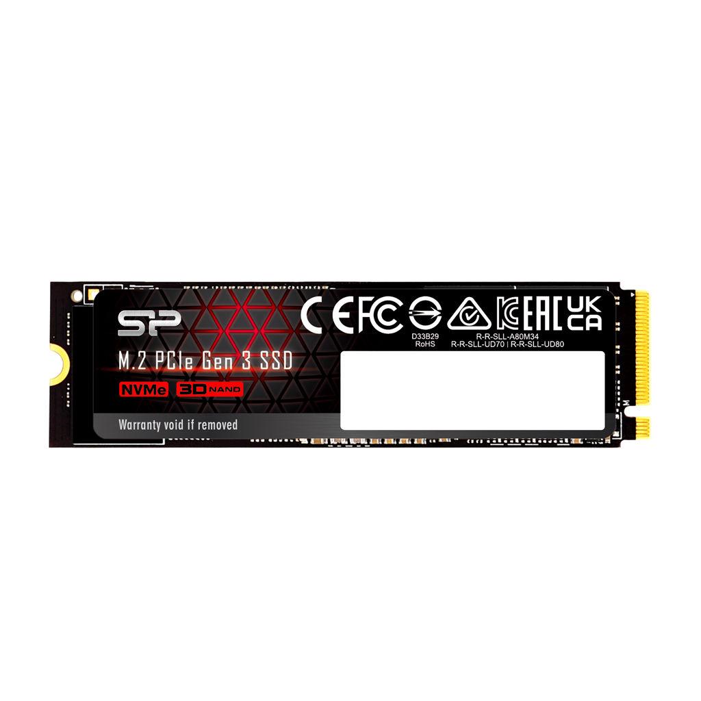 Solid State Drive (SSD) Silicon Power UD80 M.2-2280 PCIe Gen 3x4 NVMe 250GB
