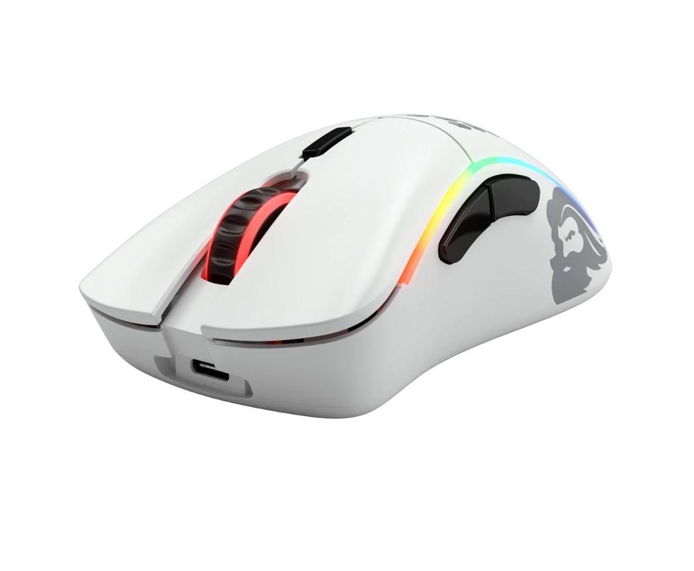 Геймърска мишка Glorious Model D- Wireless (Matte White)
