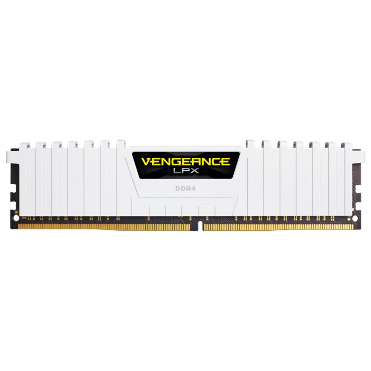 Памет Corsair Vengeance LPX White 16GB(2x8GB) DDR4 PC4-25600 3200MHz CL16 CMK16GX4M2B3200C16W-3
