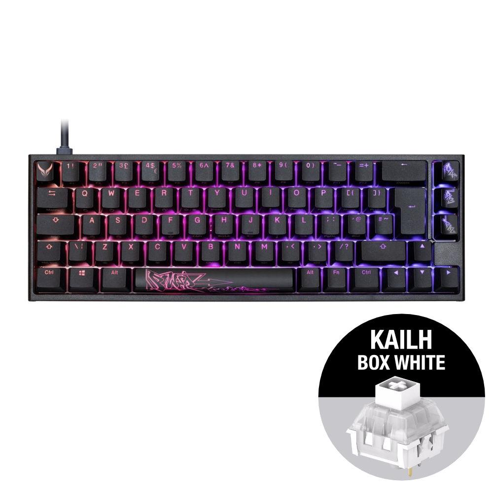 Геймърскa механична клавиатура Ducky x PowerColor One 2 SF RGB, Kailh BOX White-2