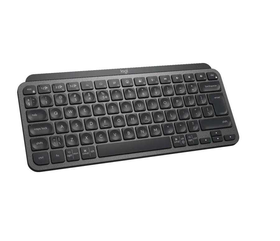Безжична клавиатура Logitech MX Keys Mini, Bluetooth, USB-C, Graphite-2
