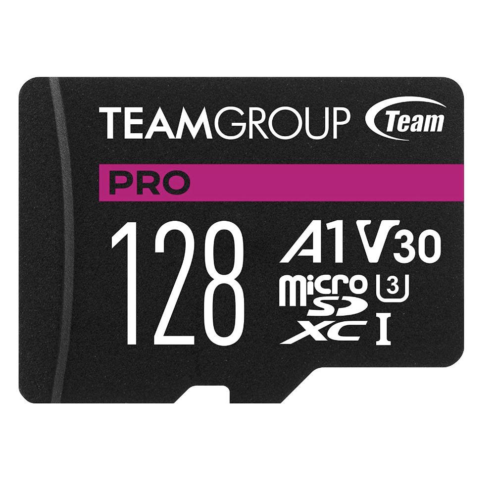 Карта памет Team Group A1 PRO microSDXC 128GB, UHS-I U3, V30, A1 + SD Адаптер-2