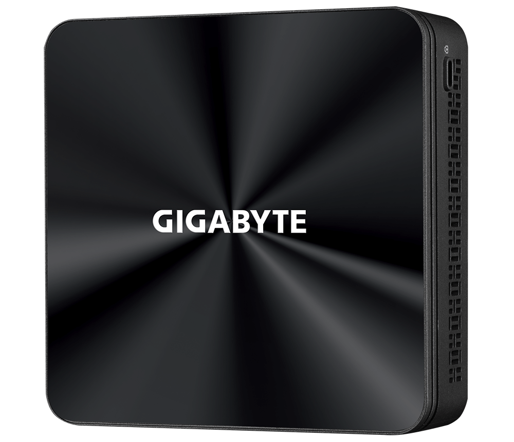 Мини компютър Gigabyte Brix BRi3-10110, Intel&reg; Core&trade; i3-10110U, 2 x SO-DIMM DDR4, M.2 SSD,USB Type-C&trade;, WF+BT, черен-2