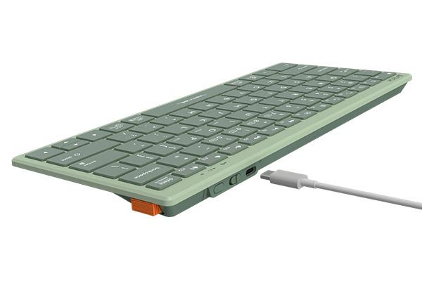 Безжична клавиатура A4TECH FBX51C FStyler Matcha green, Bluetooth, 2.4 GHz, USB-C, Кирилизирана, Зелен-4
