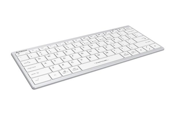 Безжична клавиатура A4TECH FBX51C FStyler Grayish White, Bluetooth, 2.4 GHz, USB-C, Кирилизирана, Бял-2