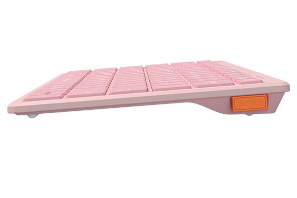 Безжична клавиатура A4TECH FBX51C FSTyler Baby pink, Bluetooth, 2.4 GHz, USB-C, Кирилизирана, Розов-3