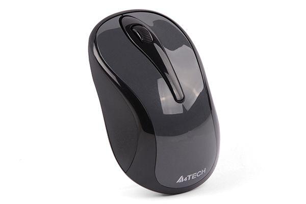 Безжична мишка A4Tech G3-280NS, 2.4G Hz, USB, Безшумна, Сив-3