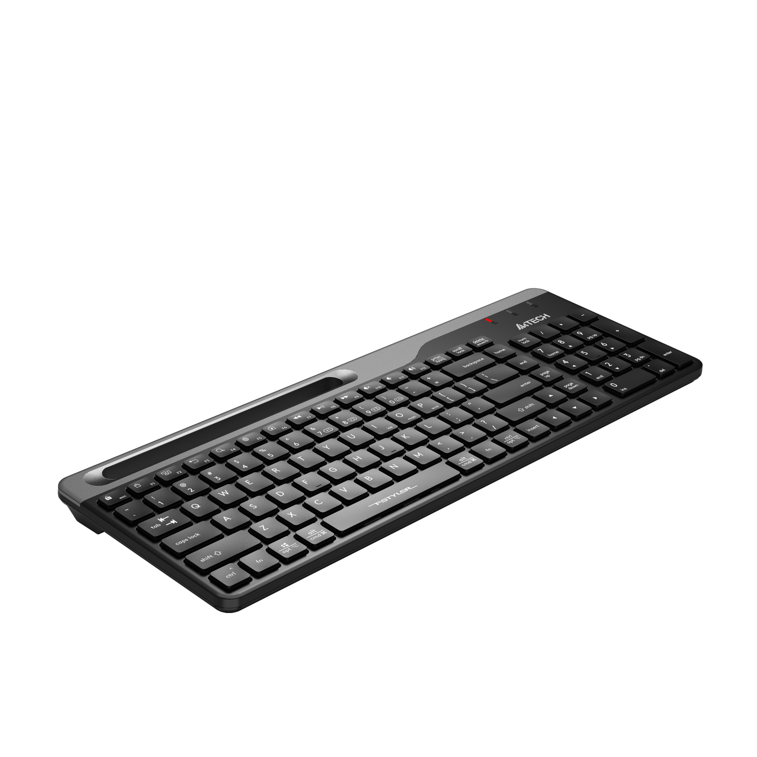 Безжична клавиатура A4tech Fstyler  FBK25, Bluetooth, 2.4G, Стойка за телефон, Кирилизирана, Черен-2