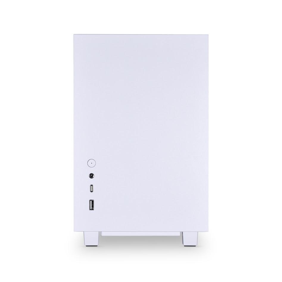 Кутия Lian Li Q58X4 PCIE 4.0 TG White ITX Mini Tower-3