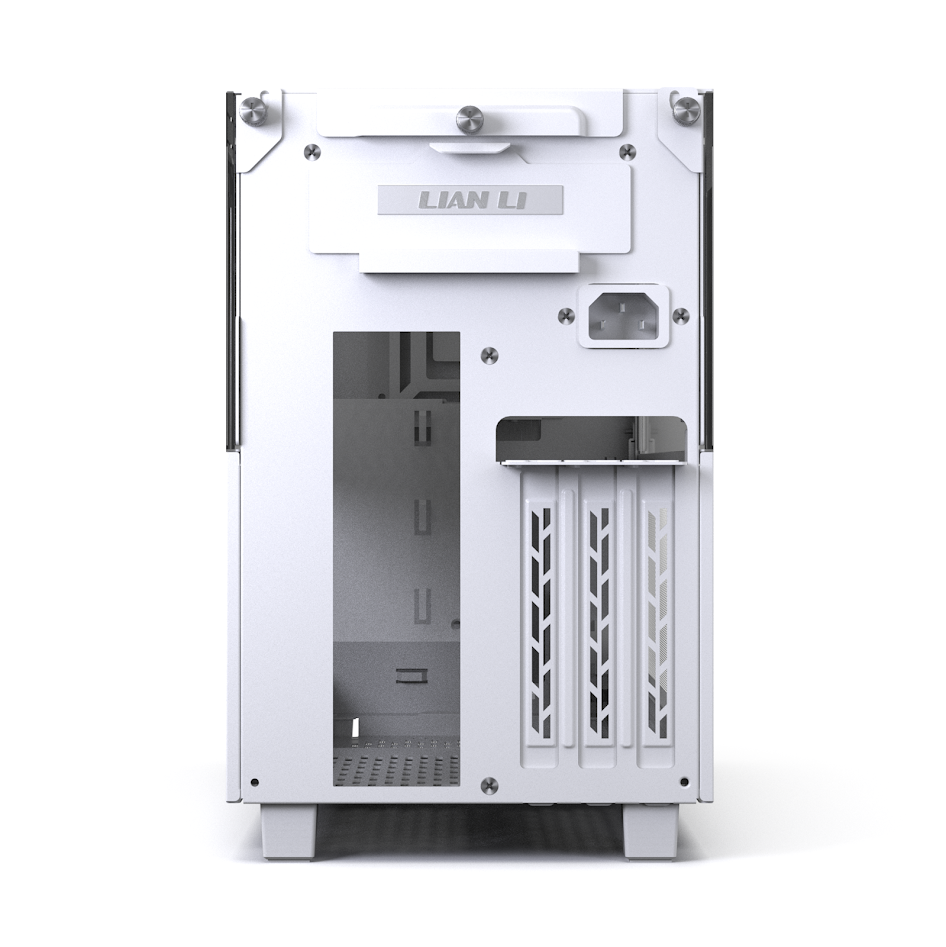 Кутия Lian Li Q58X4 PCIE 4.0 TG White ITX Mini Tower-4