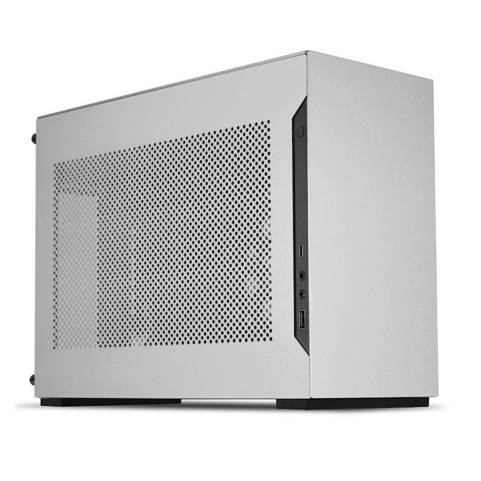 Кутия Lian Li A4-H2O PCIE 4.0 Silver ITX Mini Tower