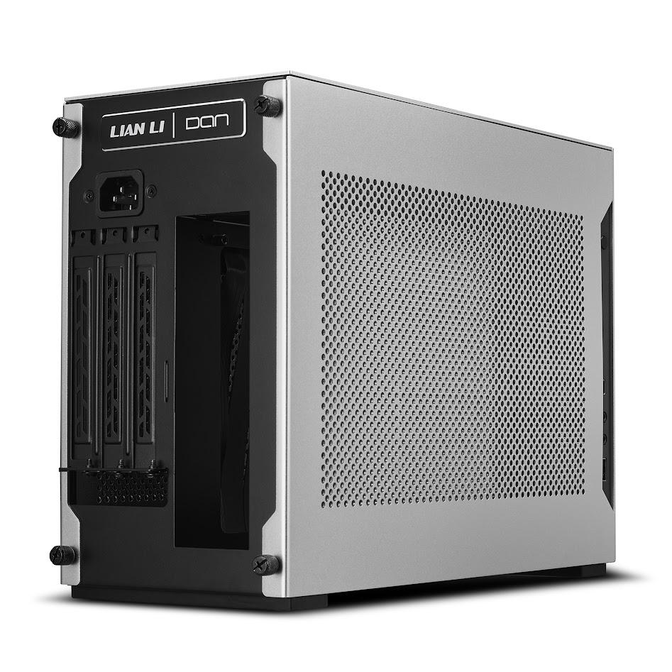 Кутия Lian Li A4-H2O PCIE 4.0 Silver ITX Mini Tower-4