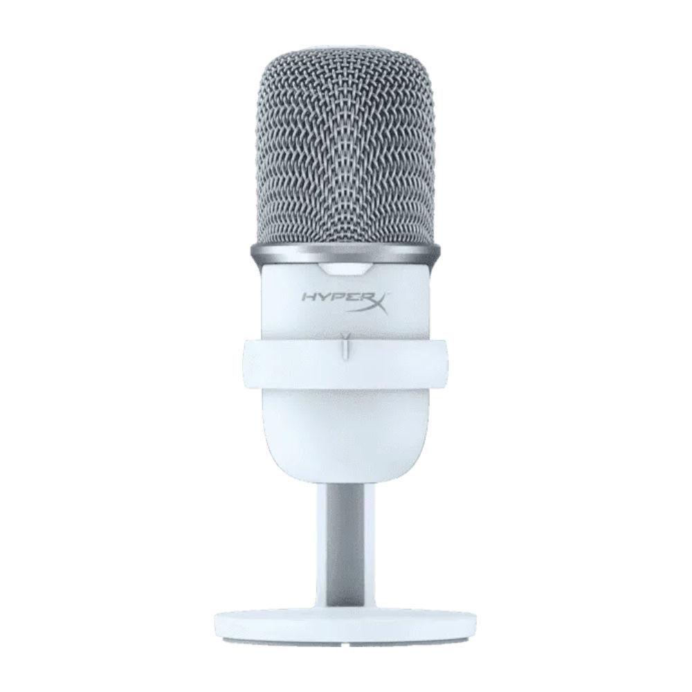 Настолен микрофон HyperX SoloCast, USB, Бял-1